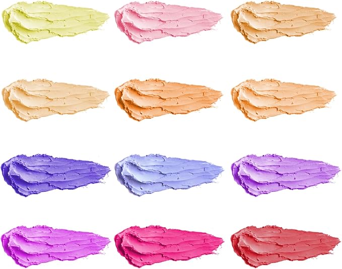qianshan Soft Oil Pastels Set of 12 Colors,Non Toxic,Soft Texture Vibrant and Creamy Oil Crayons Pastels Art Supplies For Professional Artists Beginners Drawing.Purple&Skin