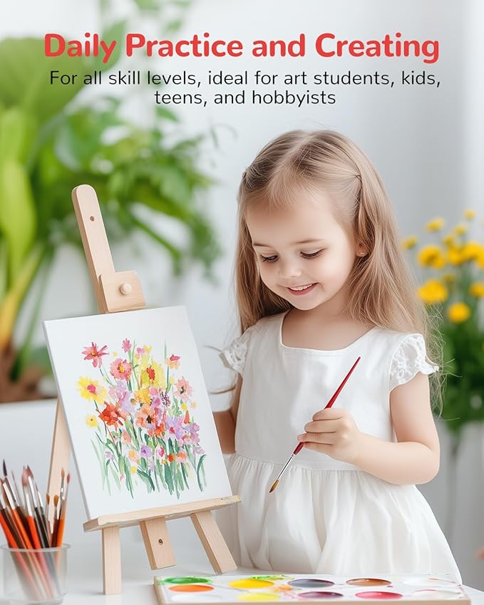 Canvas Boards for Painting 36 Pack, 8x10 Inch Painting Canvas Panels, 100% Cotton White Blank Art Supplies for Acrylics Oil Watercolor Tempera Paints