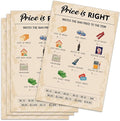 QUPT 80th Birthday Party Games, Price is Right Games, Birthday Party Supplies for Adults, Fun 1943s Party Game，Pack of 30 Cards