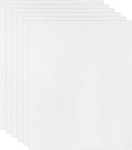 PATIKIL 6x8 Canvas Boards for Painting, 6 Pack 100% Cotton Square Triple Primed Stretched Blank Art Canvas Panel Bulk Thin for Acrylic, Oil, Tempera Paints, White