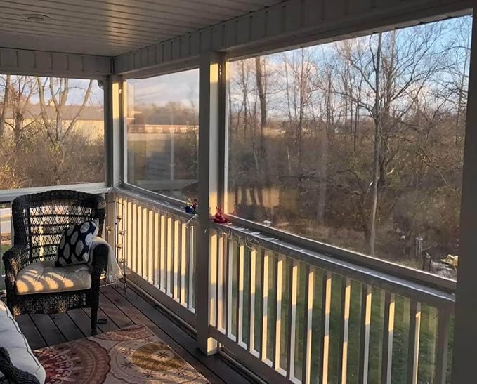 Metro Screenworks Clear Vinyl Roll (Partial) - Marine Grade Vinyl 8 Gauge Sheet - 54-in x 8 Yards - Double Polished Heavy Duty Plastic Sheeting for Windows, Boats, Greenhouse, & More