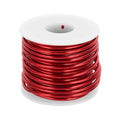 MECCANIXITY 9 Gauge Anodized Aluminum Craft Wire Bendable Bonsai Training Wire 56 Feet 3mm for Sculpting Crafts Wreath Floral Beading Jewelry Making, Red
