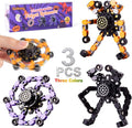 Fidget Spinners for Boys Girls Sensory Toys for Stress Relief and Anxiety for Kids 4-8 8-12 Stocking Stuffers for Adult Party Favors Birthday Gifts 3PC