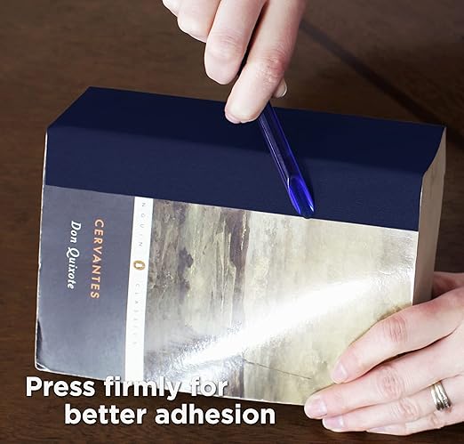 BookGuard 4 inch Premium Bookbinding Repair Cloth Tape, 15 Yard Roll, Navy Blue