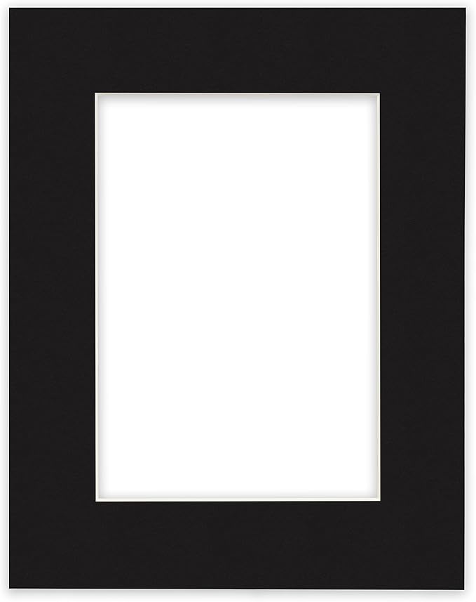 Craig Frames B221 Pre-cut Mat Board for 16x22 Print, 20x26, Smooth Black