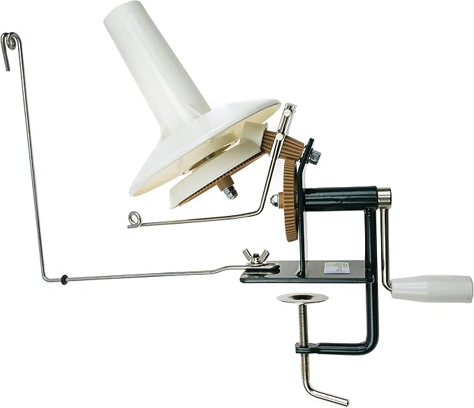 Stanwood Needlecraft 10 Oz Metal Winder and Amish Style Swift Bundle