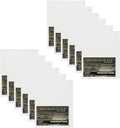 Centurion Deluxe Professional Oil Primed Linen Canvas Panels - 3x5-12 Pack of Linen Canvases for Painting, Artwork and More