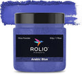 Rolio Premium Mica Powder - Arabic Blue (50G / 1.76oz) - 1 Jar of Blue Pigment Powder for Epoxy Resin, Dye, Soap Making, Nail Polish, Paint, Candle Making, Bath Bombs, Slime