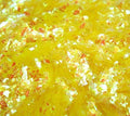 Bright Yellow Iridescent Ice Glitter Flakes for Nail Art - Lightweight Holographic Polyester - 311-4355 - 1/2 oz (14 Grams)
