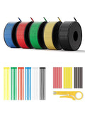 20 AWG Silicone Wire Kit 250FT, 20 Gauge Stranded Tinned Copper Wire Spool, 5 Colors 50FT Each,Flexible Electrical Wire for DIY, Automotive, LED, Arduino, Battery Projects