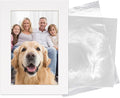 6x8 Mat for 8x10 Frame - Precut Mat Board Acid-Free Show Kit with Backing Board, and Clear Bags White 6x8 Photo Matte Made to Fit a 8x10 Picture Frame Matboard for Framing, Pack of 1 Mat
