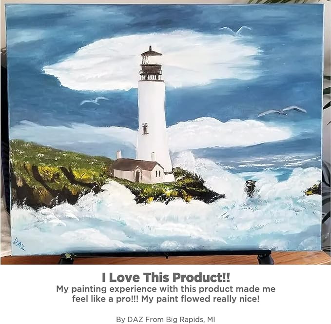 Centurion Deluxe Professional Oil Primed Linen Canvas Panels - 18x18-3 Pack of Linen Canvases for Painting, Artwork and More