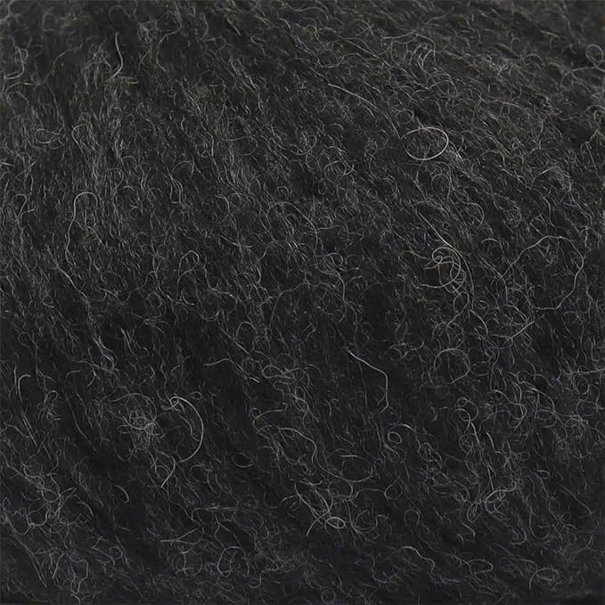 Pullu - Baby Alpaca Merino Wool Yarn Set of 3 Skeins (150 Grams) Worsted Weight - Sourced Directly from Peru - Heavenly Soft and Perfect for Knitting and Crocheting (Charcoal Gray)