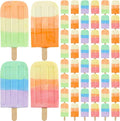 48 Pcs Ice Cream Sidewalk Chalk Set Multicolor Party Favors Bulk Washable Safe Outdoor Chalk for Kids Adults Fun Summer Playground Outdoor Activities Painting on Chalkboard Blackboard