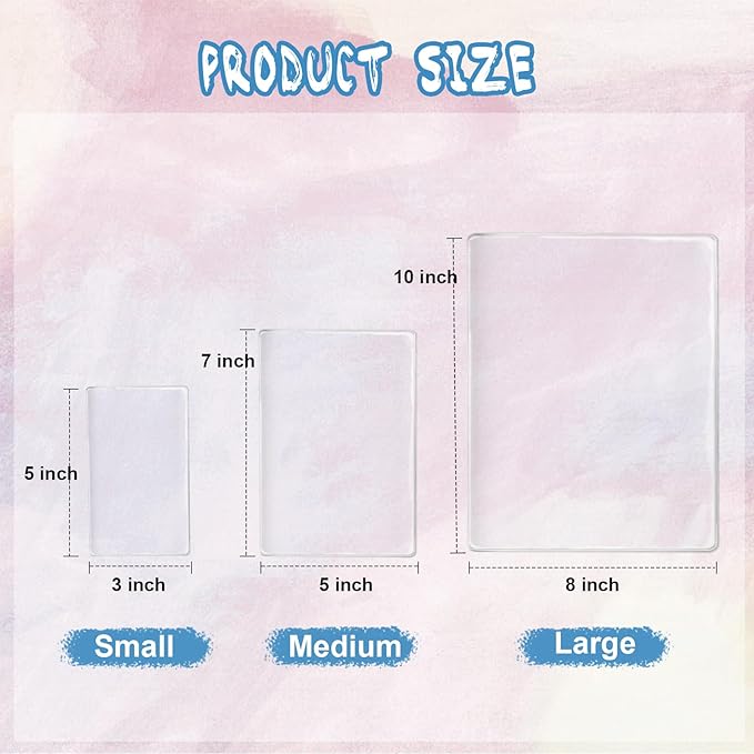 Vollence Gel Printing Plate - 5” X 7”Reusable Gel Monoprinting Plate for Press Art, Printmaking Supplies for Scrapbooking, Card Making, Arts and Crafts,Journaling,Collage
