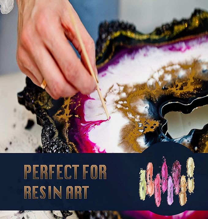 Royal Gold Mica Powder Epoxy Resin, Kinstugi Kit 56g/2oz Jar – TECHAROOZ Color Pigment for Lip Gloss, Soap Colorant for Soap Making, Gold Powder for Kintsugi Pottery, Metallic Epoxy, Slime Dye