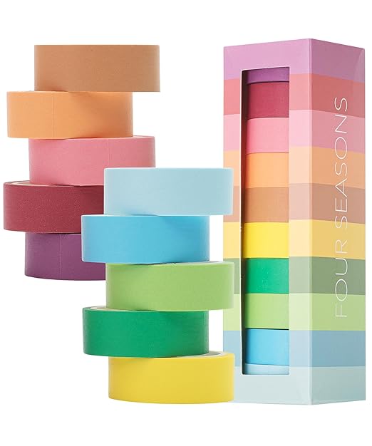 Mr. Pen- Washi Tape Set, 10 Pack, Decorative Tape, Washi Tapes, Colored Tape, Scrapbook Tape, Halloween Supplies