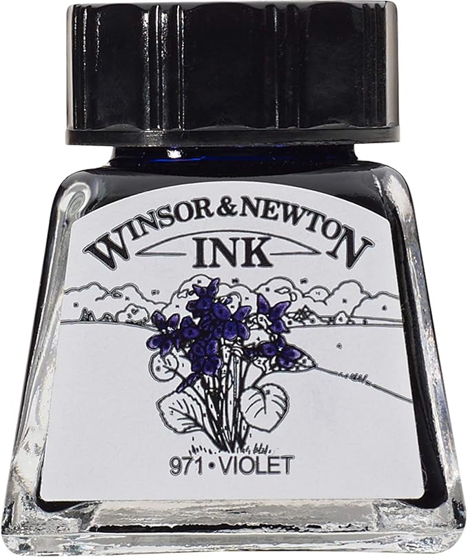 Winsor & Newton Specialty Ink, Bottle, 14ml, Violet