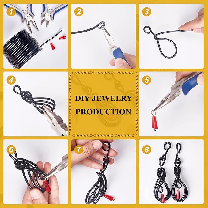 BENECREAT 9 Gauge Jewelry Craft Aluminum Wire 55 Feet Bendable Metal Sculpting Wire for Craft Floral Model Skeleton Making, Plant Gardening, Gold
