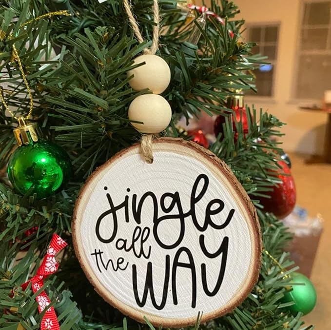Small Christmas Stencils for Painting on Wood 3inch Christmas Stencils for Crafts Reusable Holiday Stencil Templates for Wood Slice Tier Tray Christmas Tree Decor