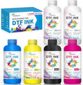 DTF Ink 500mlx6 for I3200 XP600 R1390 L1800, ET-8550, ET-2850, XP-15000, R2400, L800, 1430, P400, P800, R2000, Heat Transfer Ink Conversion Kit Refill for All DTF Printers, for DTF Film