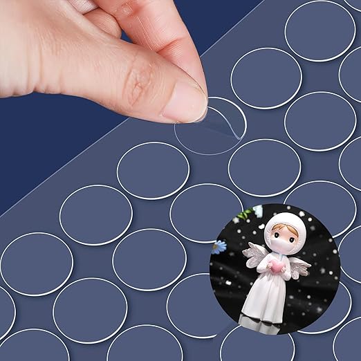 Adhesive Stick dots Two-Sided Sided Mounting Putty Stick Tack for Wall Hanging Crafts Balloons Festival Party Decorations,Clean Removable(0.39"*0.39"-1000)