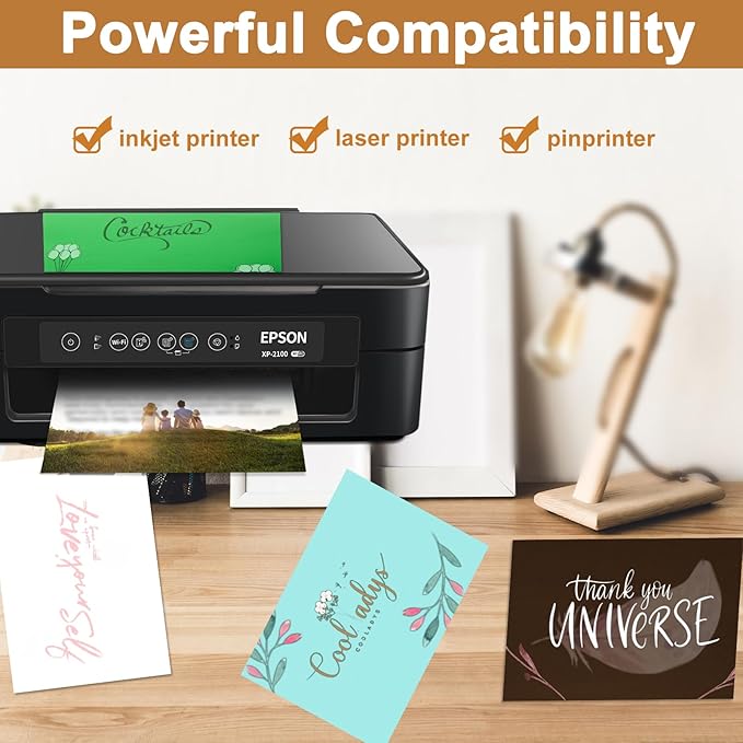 40 Sheets Coffee Shimmer Cardstock 8.5 x 11 Crafts Paper, 75lb Thick Dark Brown Card Stock for DIY Cards, Greeting Cards,Wedding Invitations, Birthday