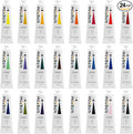 MEEDEN Artist Oil Paint Set - 24 Colors x 170ml/5.7oz Tubes - Art Supplies for Canvas Painting