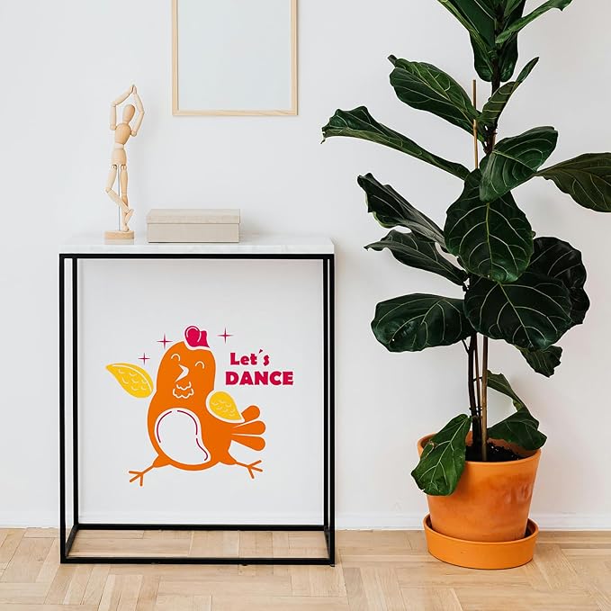 Ant Smart Adhesive Permanent Vinyl Compatible with Cricut Explore and Maker Series Without Cutting Mats, Create DIY Projects, Decals, Stickers & More (Orange, 13inch x 30ft)