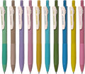 WRITECH Retractable Gel Pens Quick Dry Ink Pens Fine Point 0.5mm 10 Assorted Unique Vintage Colors For Journaling, Drawing, Doodling, and Notetaking (Vintage 2)