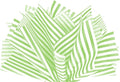 Flexicore Packaging Lime Green Pin Stripe Print Gift Wrap Tissue Paper Size: 15 Inch X 20 Inch | Count: 100 Sheets | Color: Lime Green Pin Stripe