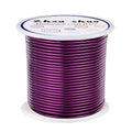 12 Gauge(2mm) Aluminum Wire 35 Yards Anodized Metal Wire for Bonsai Armature Crafting Sculpting Jewelry Craft Making Beading Floral (Purple, 12 Gauge)