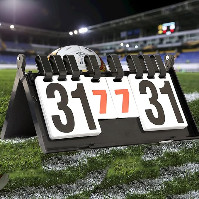 Portable Digital Scoreboard, Ping Pong Score Keeper Scoreboard for Tennis Soccer Football Sports, Sports Supplies Score Board for Games, Best Coaches Gifts Idea for Men, Boys