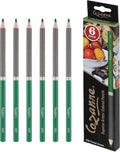 Creative Mark Cezanne Premium Colored Pencils Forest Green 6 Pack - Highly-Pigmented Drawing Pencils - Coloring Pencils for Drawing, Blending, Coloring, and More