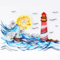 Uniquilling Quilling Kits Paper Quilling Kit for Adults Beginner, 8 * 10 in Paper Filigree Painting Kits, DIY Kits for Adults with Quilling Tools, Modern Wall Art for Living Room