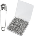 1000PCS Safety Pins, 0.75In/19mm Small Fastening Pins, Rust Resistant Nickel Plated Steel Set for Crafting, Sewing, Jewelry Making Fabric, Rimming Fastening Clip Button for Garment Hang Tag (Silver)