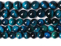 4mm 90pcs Blue Tiger Eye Gemstone Loose Beads Natural Round Stone Beads for Jewelry Making 1 Strand 15" (Blue Tiger Eye, 4mm)