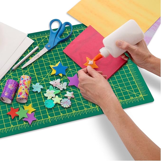 ZERRO Self Healing Cutting Mat 12" x 18" Double Sided No-Slip Rotary Cutting Sewing Mat Durable 5 Layers PVC Cutting Board (A3)…