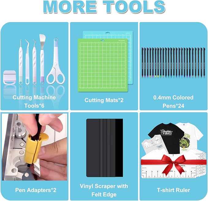 The All-in-One Ultimate Accessories Bundle for Makers Machine and All Explore Air- Tools and Accessories Kit,Instantly Create Amazing Crafting Projects