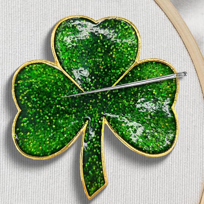 Needle Minder Magnet, Magnetic Needle Minder, Needle Minders Magnetic Cross Stitch Accessories, Magnetic Needle Holder, Life Tree, Butterfly, Cats, Owl, Heart (Shamrock)