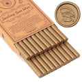 Dark Bronze Sealing Wax Sticks, WASOHLING 20Pcs Glue Gun Wax Seal Sticks for Wax Seal Stamp, Bronze Wax Seals for Christmas Wedding Invitation Envelope Letter Seals, Craft Adhesive (Mini Size)