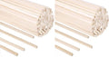 140Pcs 1/4" x 12" Balsa Wood Sticks, Square Dowel Rods Unfinished Balsa Wood Strips Hardwood Sticks for Crafts DIY Projects Models Making (Pack of 2)
