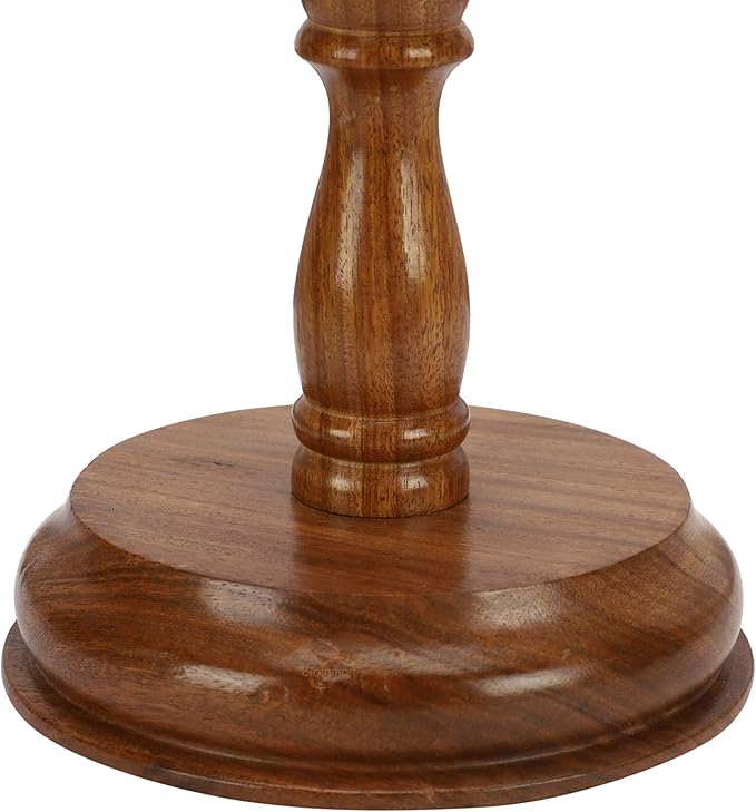 Bhartiya Handicrafts Rosewood Table Top Yarn Swift | Hand Operated Yarn Winder Swift | Yarn Winder for Swift Winding Lines (Design 2)