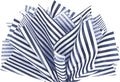 Flexicore Packaging Navy Blue Pin Stripe Print Gift Wrap Tissue Paper Size: 15 Inch X 20 Inch | Count: 100 Sheets | Color: Navy Pin Stripe