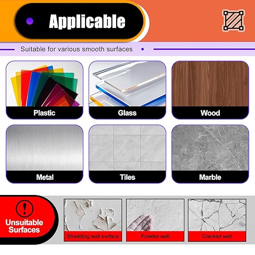 30 Pcs Large Strong Double Sided Adhesive Pads, Made of 3M, Heavy Duty Square Sticky Mounting Foam Tape for Car Décor Wall, 0.12" Thick Black Sticky Pads 2.13" x 3.35"