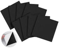 ToLanbbt 8 PCS Adhesive Foam Padding Sheets Closed Cell Neoprene Foam Sheet 1/8" Thick, 4" x 4" Self Stick Insulation Anti Vibration Pads Anti-Slip for Furniture, Cars, Speakers, DIY
