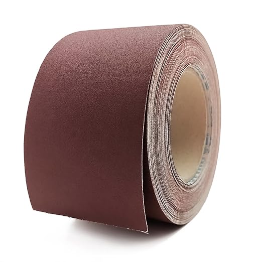 600 Grit Sandpaper Roll, 3 Inch x 49 Feet Emery Cloth Roll Aluminum Oxide Abrasive Paper Roll Continuous Sandpaper for Metalworking, Woodworker, Furniture Repair, Sanding Automotive Plumbing