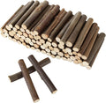 100PCS 4 inch Wood Log Sticks for Crafts 0.4-0.6 inch in Diameter - Natural Twigs Sticks- Birch Wood Craft Sticks for DIY Rustic Home Decor School Projects Crafting Filler