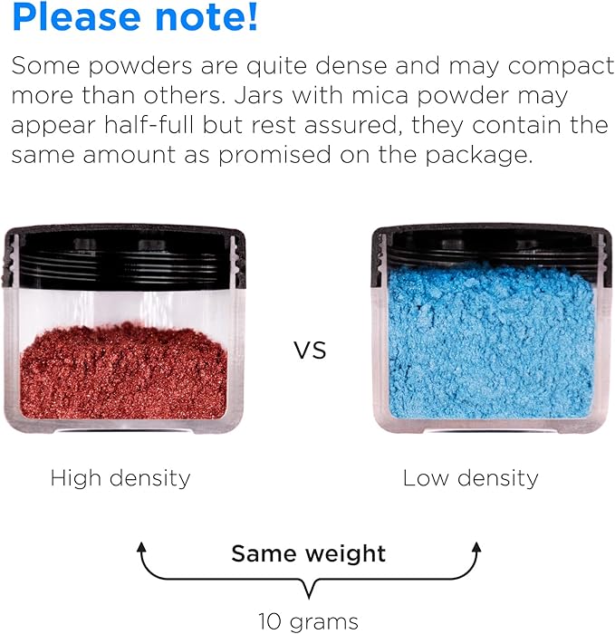 Rolio Mica Powder Pearlescent Color Pigment - 12 Jars for Resin Epoxy, Soap Making, Nail Polish, Lip Gloss, Eye Shadow, Bath Bomb, Slime & Candle - 10g Each (Autumn Hues)
