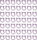 uxcell 50pcs Stitch Markers, Spiral Stitch Markers Crochet Needle Clip Counter Knit Ring Crochet Locking Sewing Accessories for DIY Handcraft Knitting and Crocheting, Violet